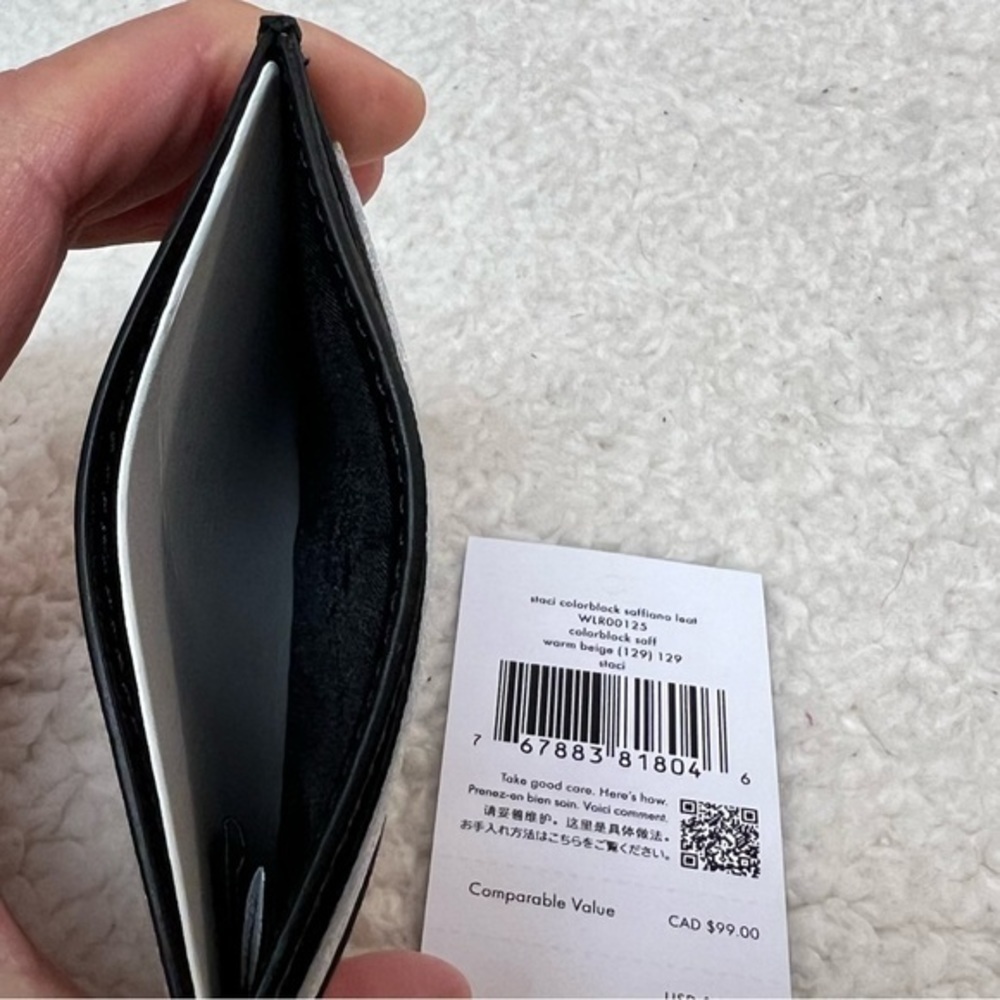 🥳HP Kate Spade “Staci” Colorblock Slim Card Case - Picture 4 of 4